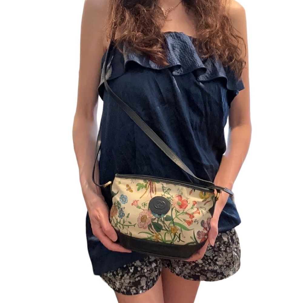 Gucci floral mine cross body shoulder bag - Picture 6 of 16